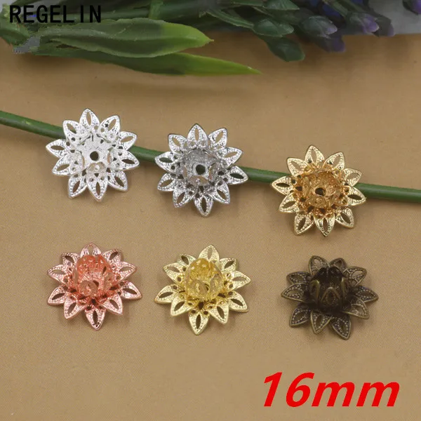 REGELIN lotus Красивая подвеска на ожерелье браслет 20 шт. 16 мм Сделай Сам Изготовление