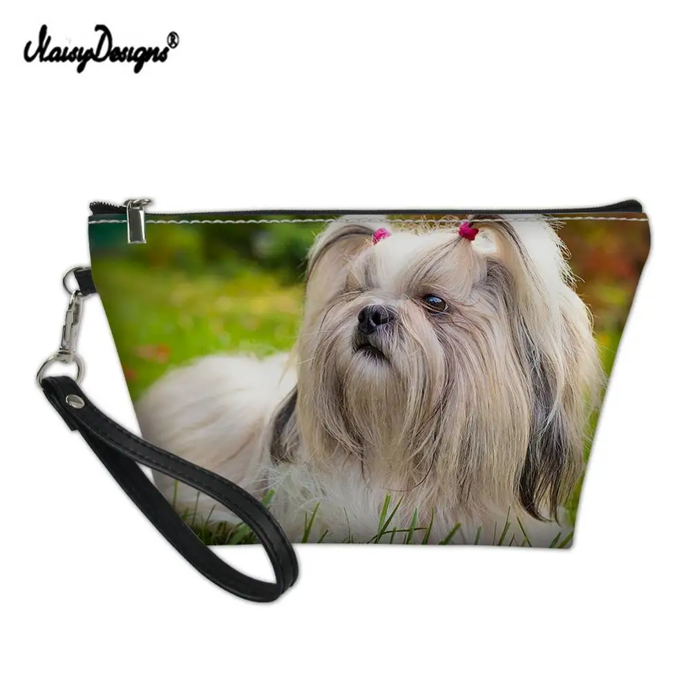 Женская Повседневная косметичка из искусственной кожи большая кожаная сумочка