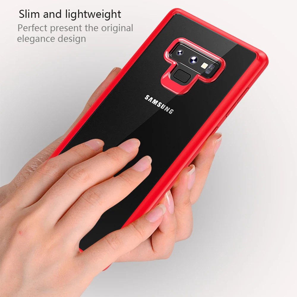 Жесткий чехол из поликарбоната и мягкого силикона для Samsung Galaxy Note 9 S9 Plus S |