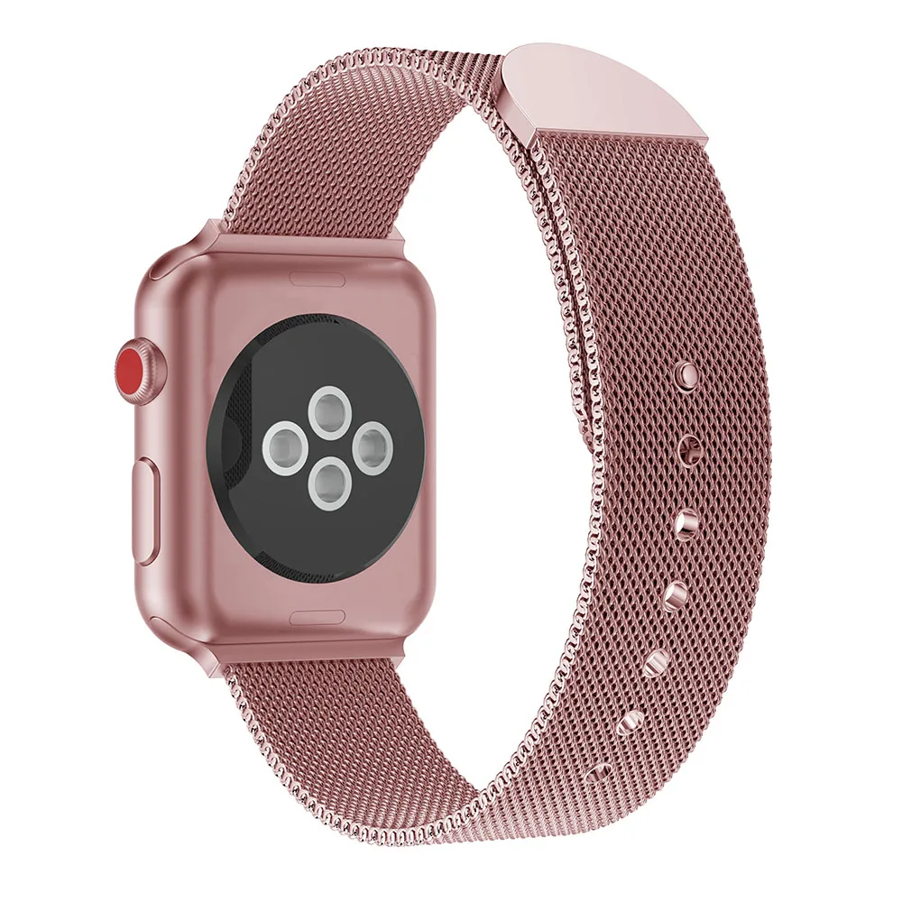 Миланская петля браслет из нержавеющей стали ремешок для Apple Watch серии 1/2/3 42 мм 38