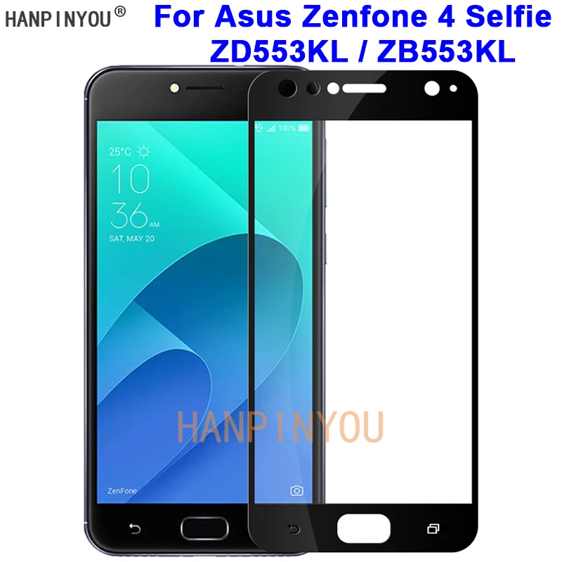 Для Asus Zenfone 4 Selfie ZD553KL /ZB553KL 5 дюйма твердость 9H 2.5D полное покрытие Закаленное стекло