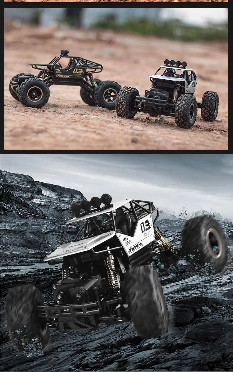 Ewellsold, новинка 1/16, алюминиевый сплав, автомобильная оболочка, удаляет управляемый рок-гусеничный R/C багги, модель автомобиля, радиоуправляемые грузовики для детей