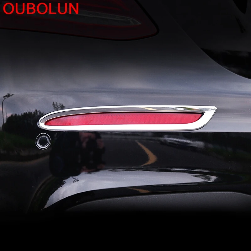 OUBOLUN ABS хром для Mercedes Benz E-Class E CLASS W213 Sedan Sport 2016 2017 лампа заднего противотуманного