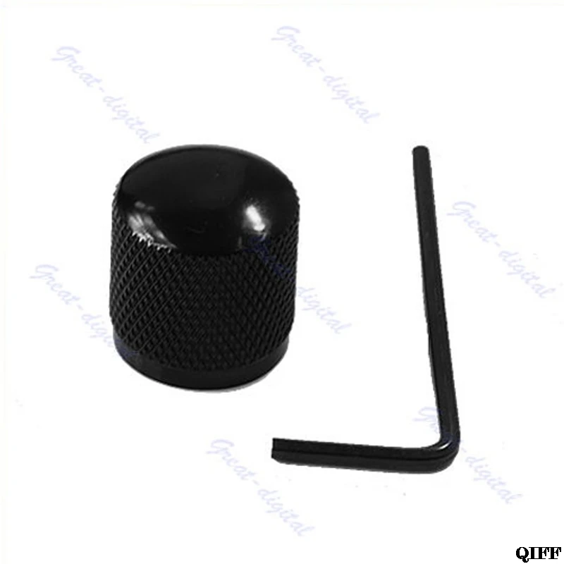 

Knob Button Tone Volume Control Dome Knob For TL LP Guitar Bass Parts Metal Black MAR28