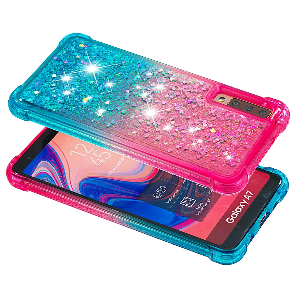 Чехол для Samsung Galaxy A7 2018 мягкий силиконовый чехол A750|Бамперы| |