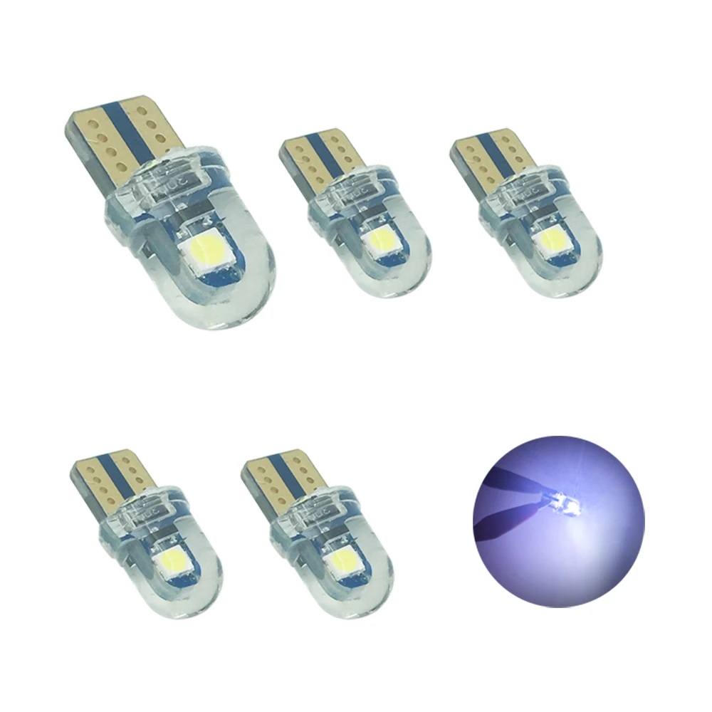 YSY 200 шт T10 светодиодный Белый свет 168 194 W5W светильник клин 3030 2SMD интерьерные огни