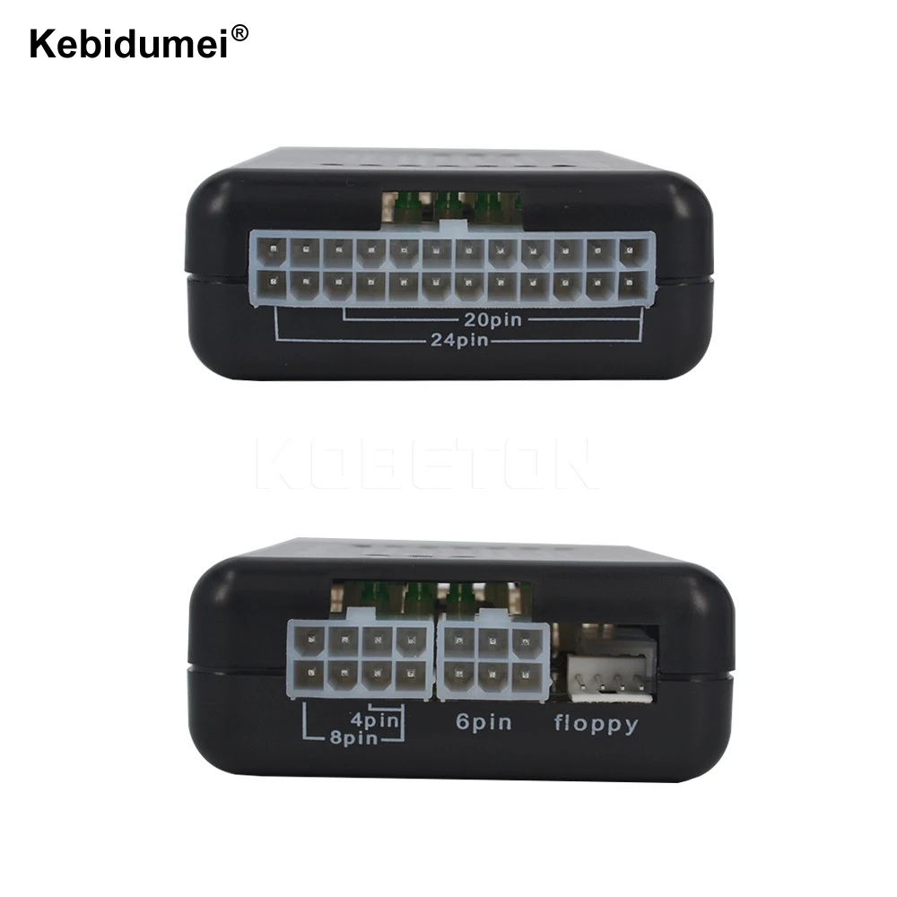 1 шт. 20/24 Pin pc компьютерный Тестер питания светодиодный Контролер для PSU ATX SATA HDD Измеритель для PC Compute 12V 5V 3,3 V