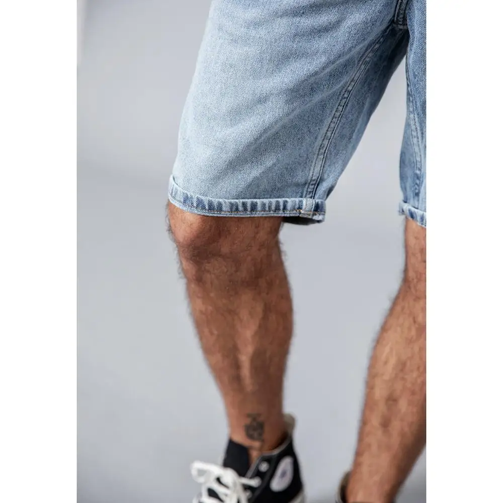 SIMWOOD 2020 летние модные джинсовые шорты мужские облегающие повседневные хлопковые