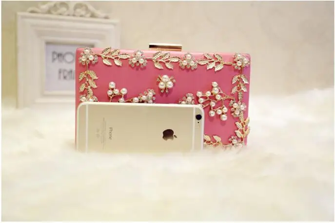 5 цветов для женщин цветок сумка женские клатчи сумки женский бисером Свадебные