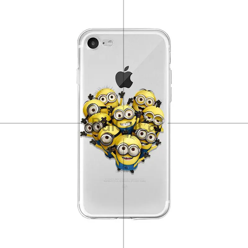 A10 Ruicaica милые Миньоны из мультфильма Coque Shell чехол для телефона для Apple iPhone 8 7 6 6S Plus X XS MAX 5 5S SE XR мобильных телефонов - Цвет: A10