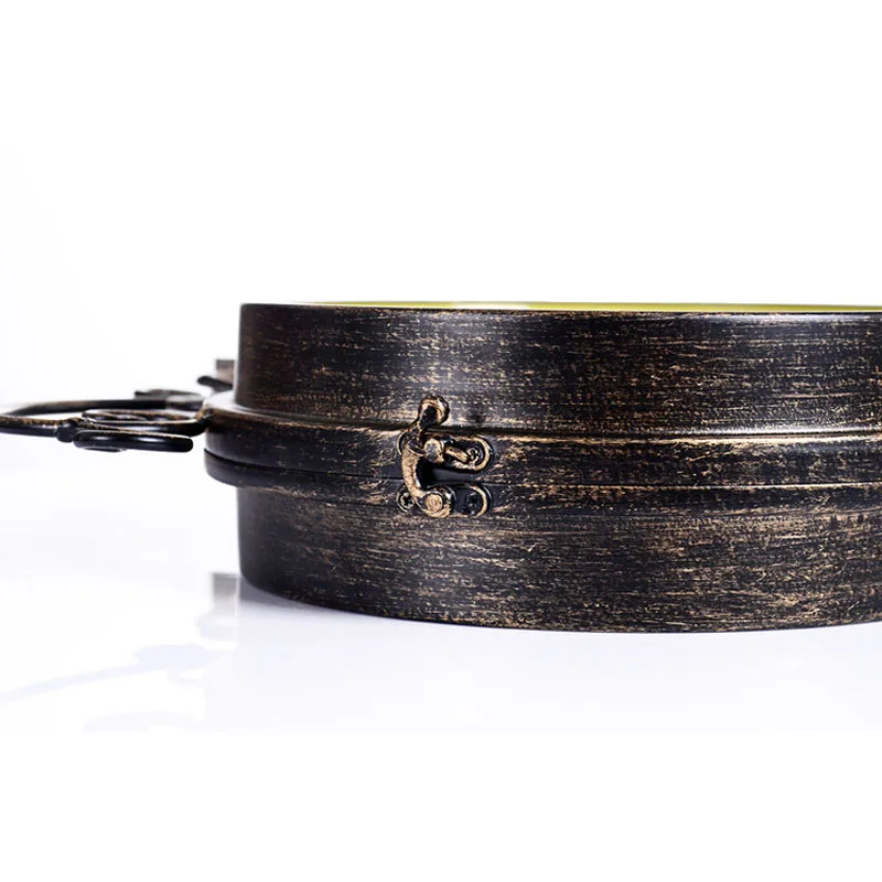 Двухсторонние настенные часы винтажные из кованого железа цифровые Duvar Saati | Дом и