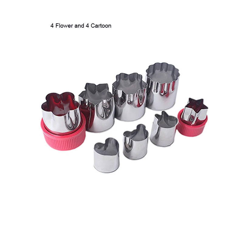 8 шт./компл. устройство резки овощей и фруктов в форме цветка звезды прессформа