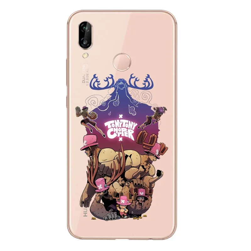 Japanese Anime Collage One Piece Luffy Series soft Clear Cover Case For Huawei P7 P8 P9 P10 P20LITE 2017 P8L | Мобильные телефоны и