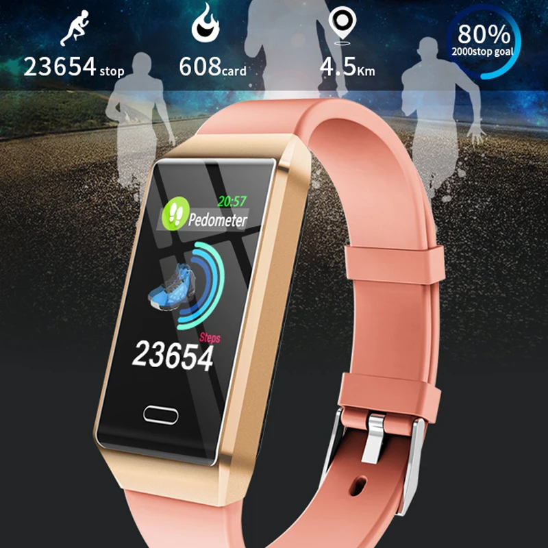 Смарт браслет с функцией измерения пульса и давления 24 часа|Смарт-браслеты| |