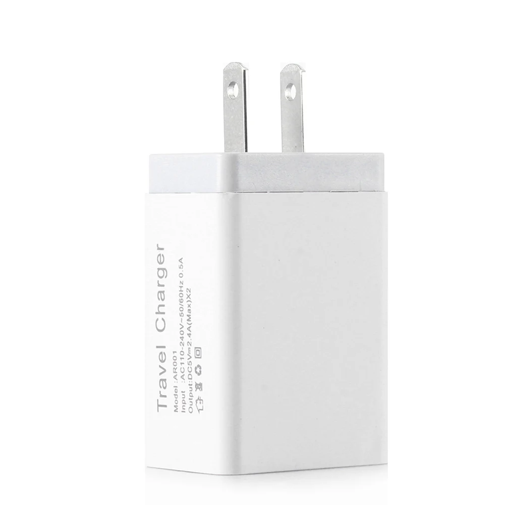 2.4A US/EU портативное зарядное устройство USB для путешествий с одной/двойной/тремя разъемами USB для быстрой зарядки мобильного телефона IPad psp 1 шт. J2