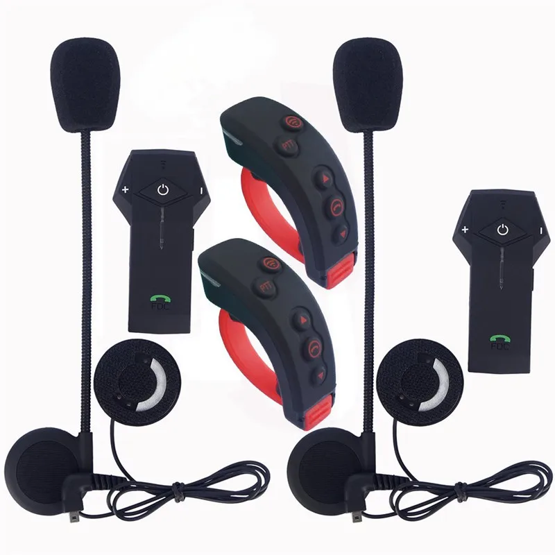Bluetooth-гарнитура для мотоциклетного шлема 2 шт./лот 1000 м | Автомобили и мотоциклы