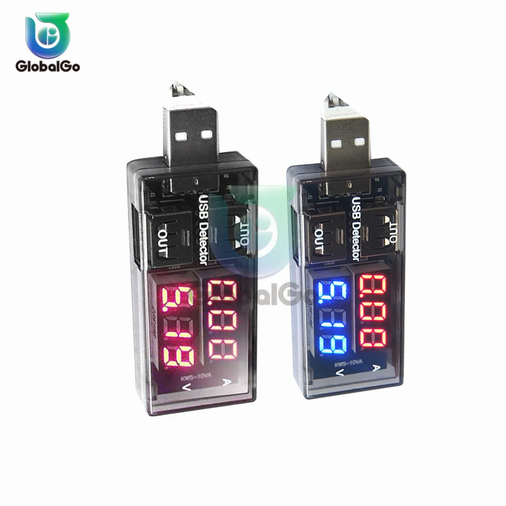 USB Тестер Dc двойной цифровой вольтметр Амперметр Напряжение измеритель тока