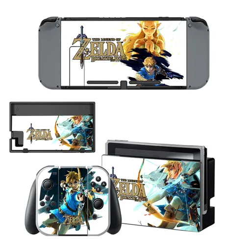 YSNS0544 Легенда о Зельде наклейка для кожи vinilo для Nintendo doswitch наклейка s skins для Nintendo Switch NS консоль Joy-Con контроллеры - Цвет: YSNS0544