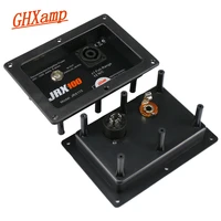 ghxamp stage speaker junction box terminal block new abs mounting plate for professional stage speaker with 4 core ohm head 2pcs