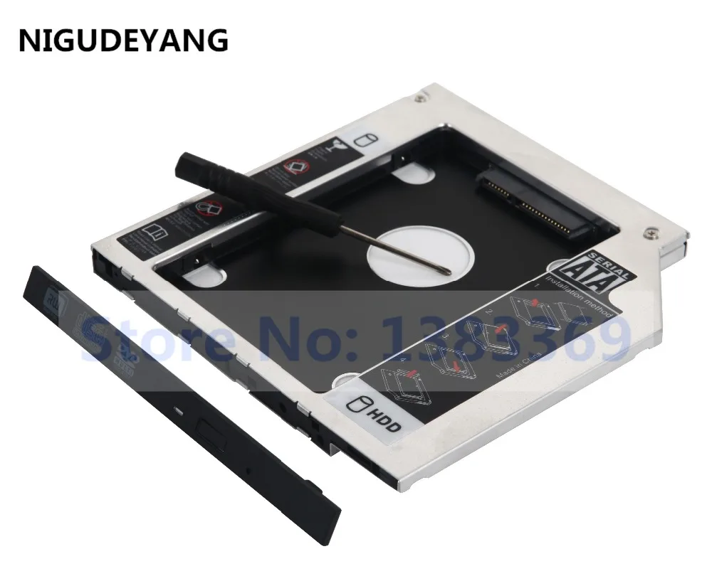 NIGUDEYANG 2-й жесткий диск HDD SSD Caddy адаптер для HP Pavilion 15-f205dx 15-ab030tx 17-P053NO UJ8G2A | Компьютеры