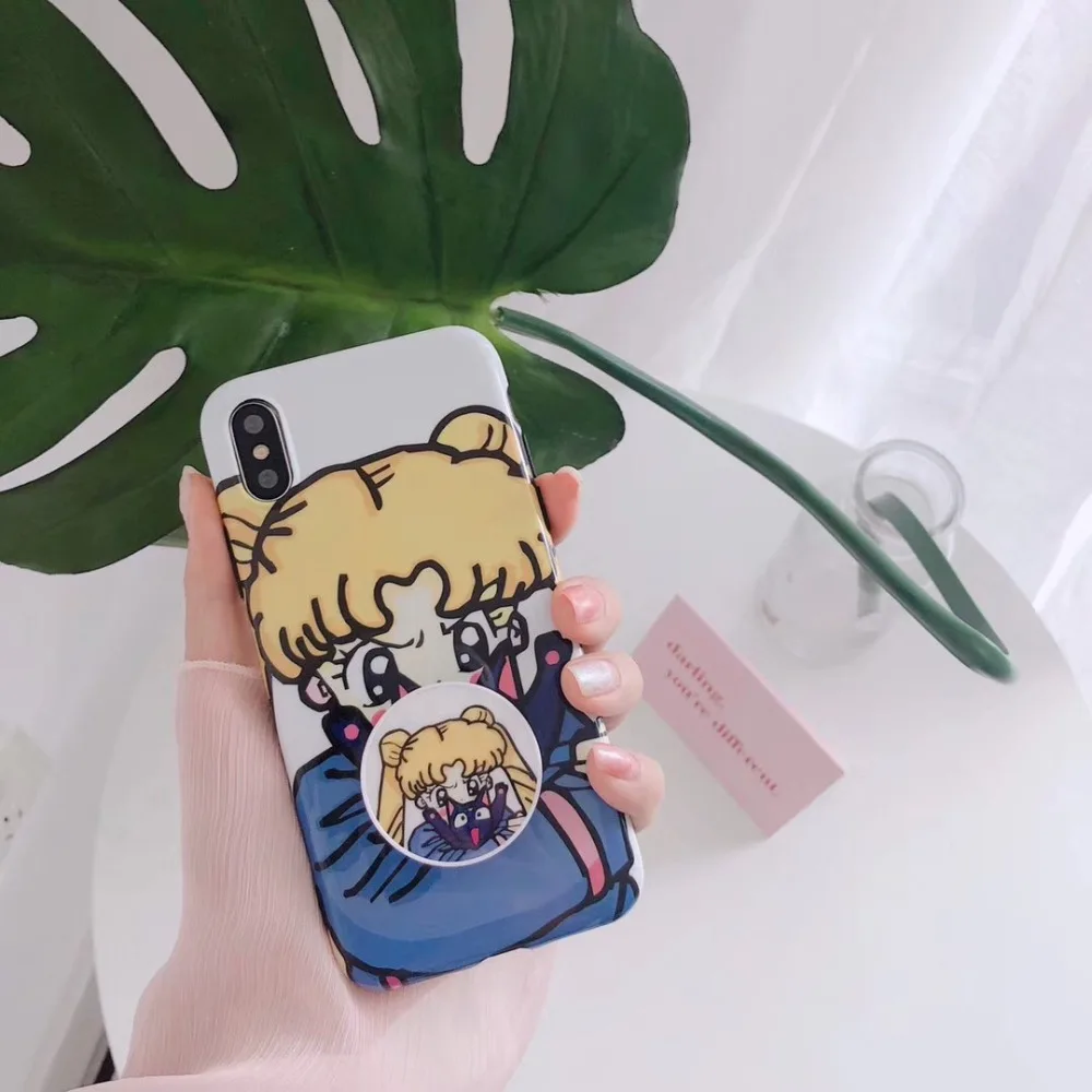 Cuptakes роскошные матовые IMD Мягкий силиконовый чехол для Apple iPhone 7 8X6 6 S плюс крышка