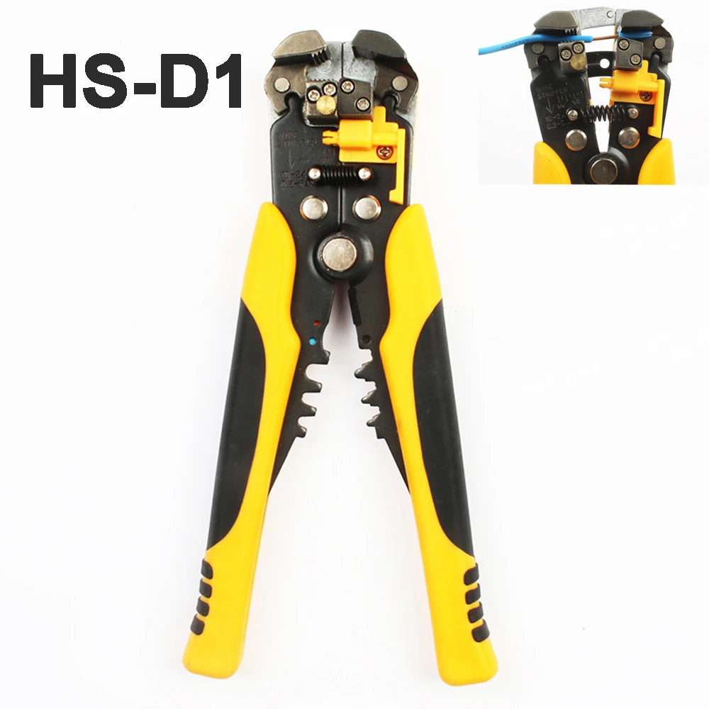 HS-D1 Инструменты HSC8 6-4 HSC8 6-6 саморегулируемые плоскогубцы мини-типа 0,25-6мм2 плоскогубцы ручные инструменты клеммы 16-4 - Цвет: HS-D1