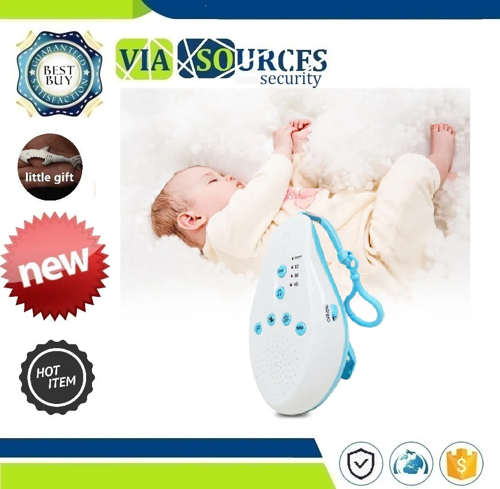 8 Soothing Sound Auto-off Timer Baby monitor with Sleep white noise machine Soothers Record Voice Sensor | Безопасность и защита