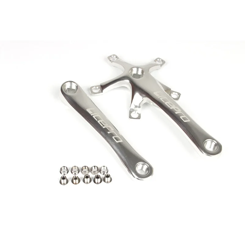 Складные кривошипы для велосипеда Litepro набор кривошипов дорожного 170 мм