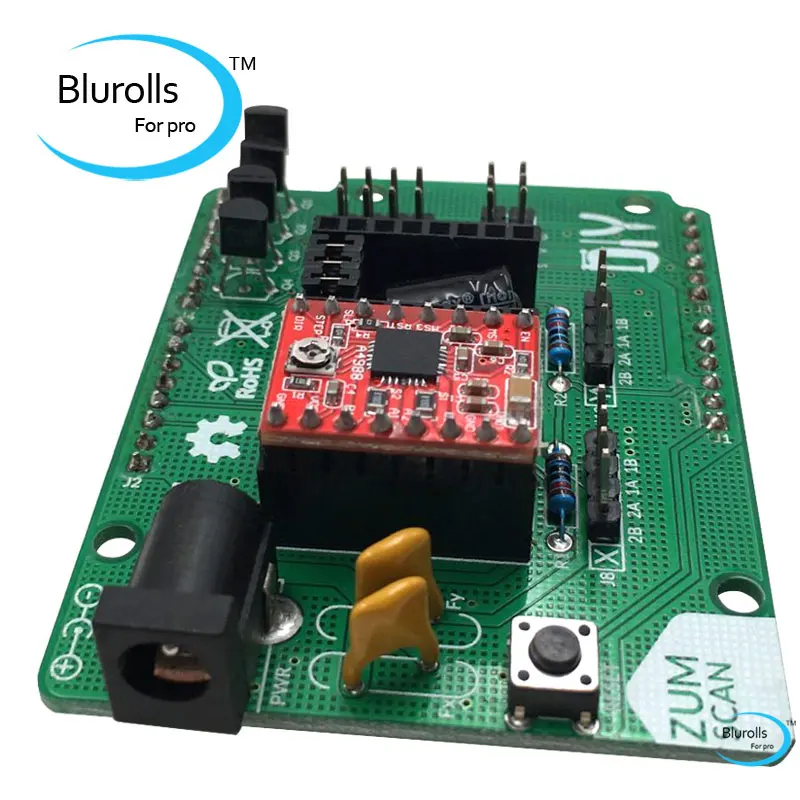 Blurolls Ciclop 3D плата сканера Плата расширения ZUM драйвера DIY с A4988 аксессуарами|ciclop