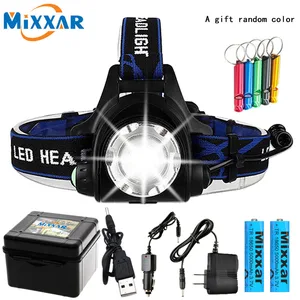 Светодиодный налобный фонарь T6 L2 V6, индуктивсветильник водонепроницаемый фонарь для рыбалки, освесветильник для кемпинга, Прямая поставка