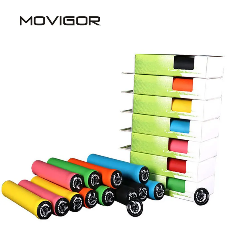 

MOVIGOR 7 Colors Bicycle Handle Barend Grips Ultralight Silicone Gel MTB Road Bike Handlebar Grips Wearable Cycling Accessories