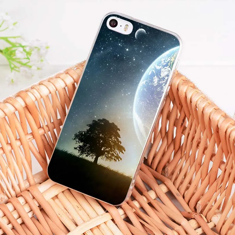 Модный мягкий чехол MaiYaCa с изображением затмения космоса и Луны для iPhone 8 7 6 6S Plus X XS