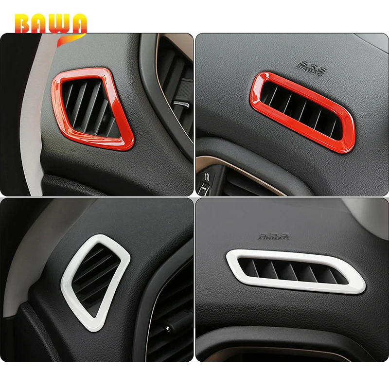 Внутренние молдинги BAWA для Jeep Renegade 2016-2017 декоративная крышка из АБС-пластика