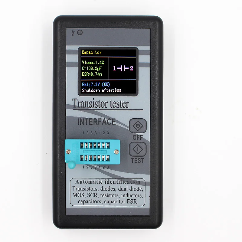 KE NAI DZ M328 Цифровой транзистор SMD компоненты тестер Диод Триод Емкость
