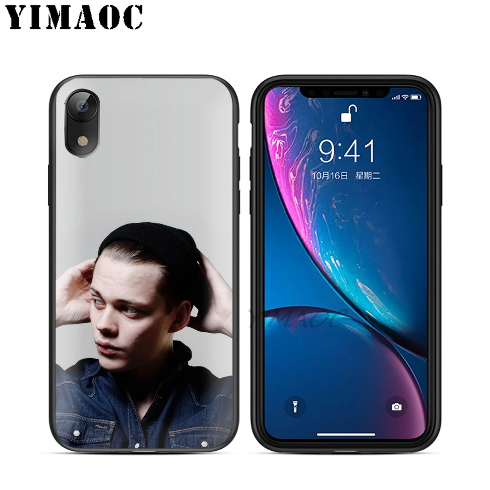 YIMAOC Bill Skarsgard мягкий черный силиконовый чехол из ТПУ для iPhone X или 10 8 7 6 6S Plus 5 5S SE Xr Xs
