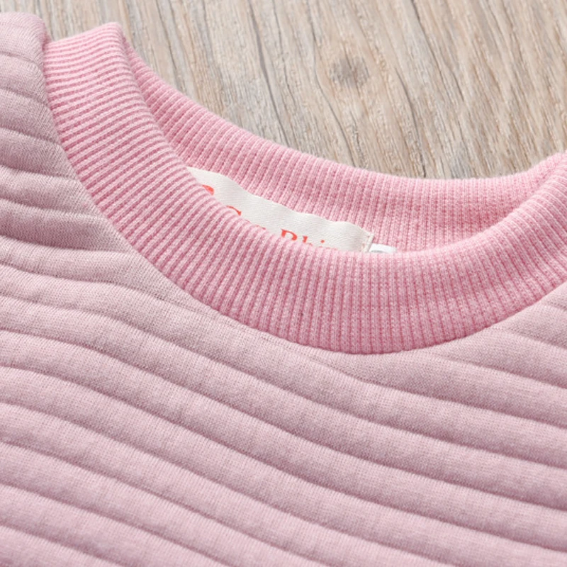 2018New Girls winter dress baby girl dresses children clothes long sleeves cute rabbit Thick keep warm fashion free shipping | Детская