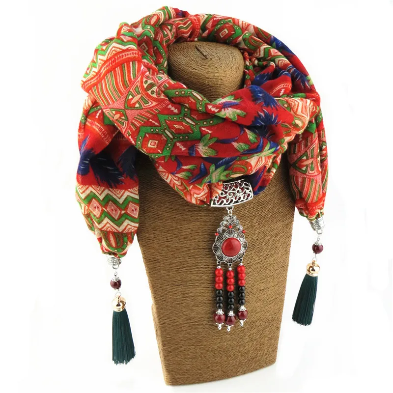 2017 Calaite Сплава Горный Хрусталь Кулон Шарф Ювелирные Изделия Ожерелье Полиэстера