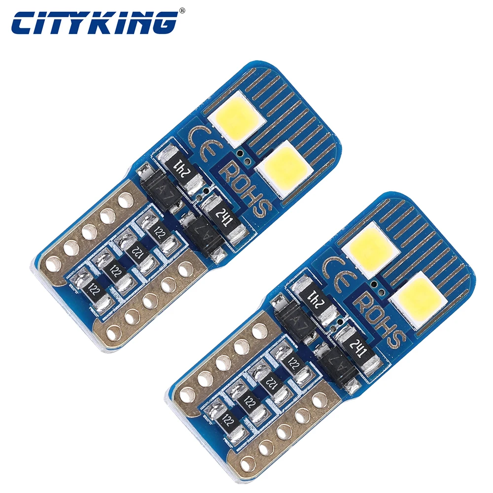 10 шт. T10 W5W светодиодный 3030 smd 4 194 168 Canbus безошибочный лампочка для внутренней двери