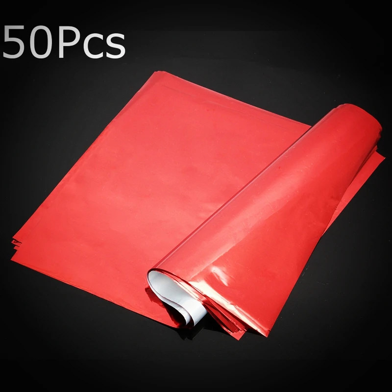 50 Sheets A4 Gold Silver Hot Stamping Transfer Foil Paper Laminator Laminating Laser Printer Business Card Craft 29x21cm | Дом и сад