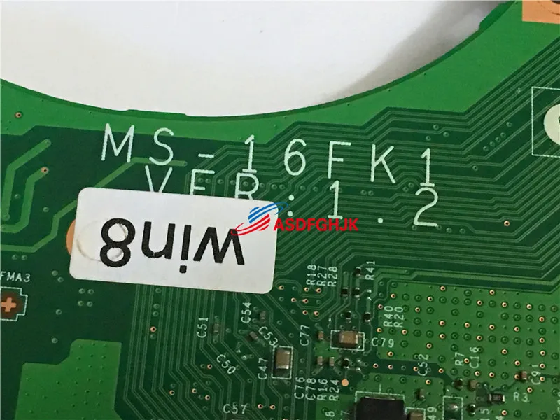 Оригинальная материнская плата для ноутбука MSI Ms-16fk1 Ver1.2 Gx60 100% проверено |