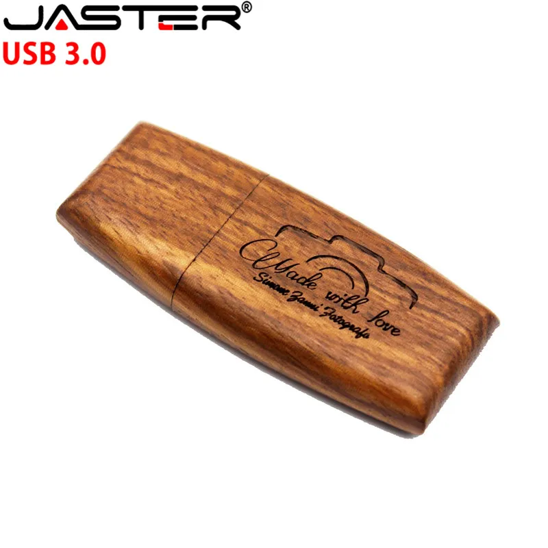 JASTER USB 2 0 cutomer логотип деревянный блок флешка Флешка 4 ГБ 8 16 32 64 Гб карта памяти usb