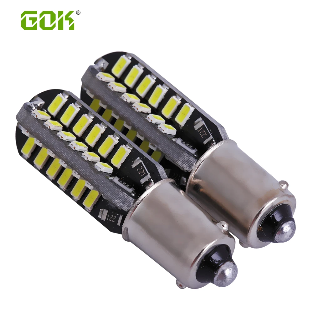 Автомобильная светодиодная лампа BA9S canbus T4W LED W5W Canbus 48led 3014 smd bax9s 4 шт./лот