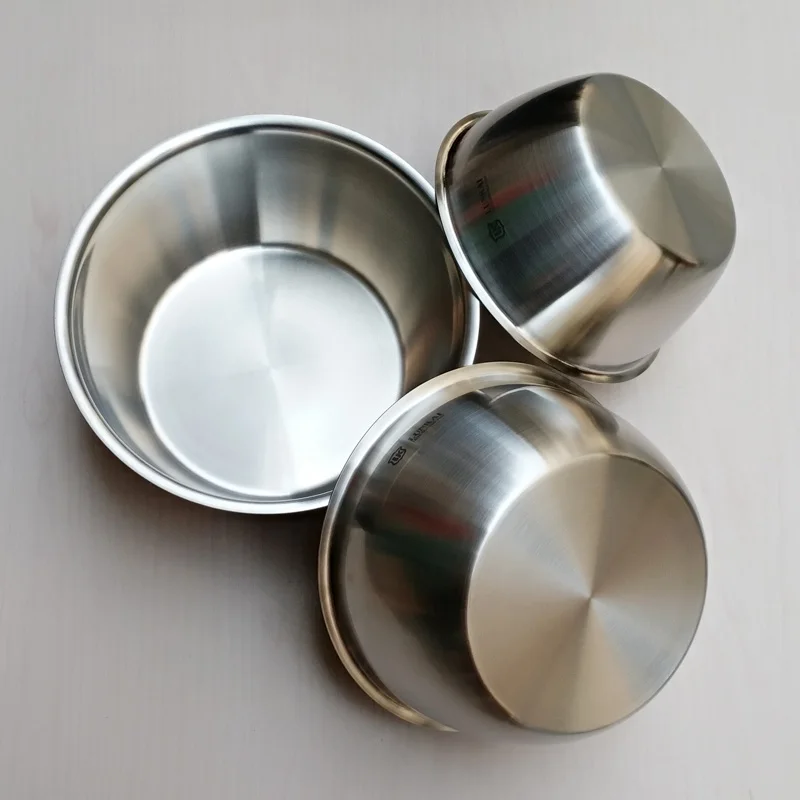 304 Stainless Steel Sanding Mixing Bowls with Scale Egg Beating Pan Salad Bowl Kitchen Tools for Baking Mixer | Дом и сад