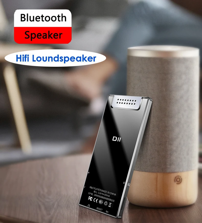 HIFI музыкальный MP4 плеер без потерь с Bluetooth HD экран2. 4 дюйма встроенный динамик 16G MP4 музыкальный плеер sd-карта до 128G
