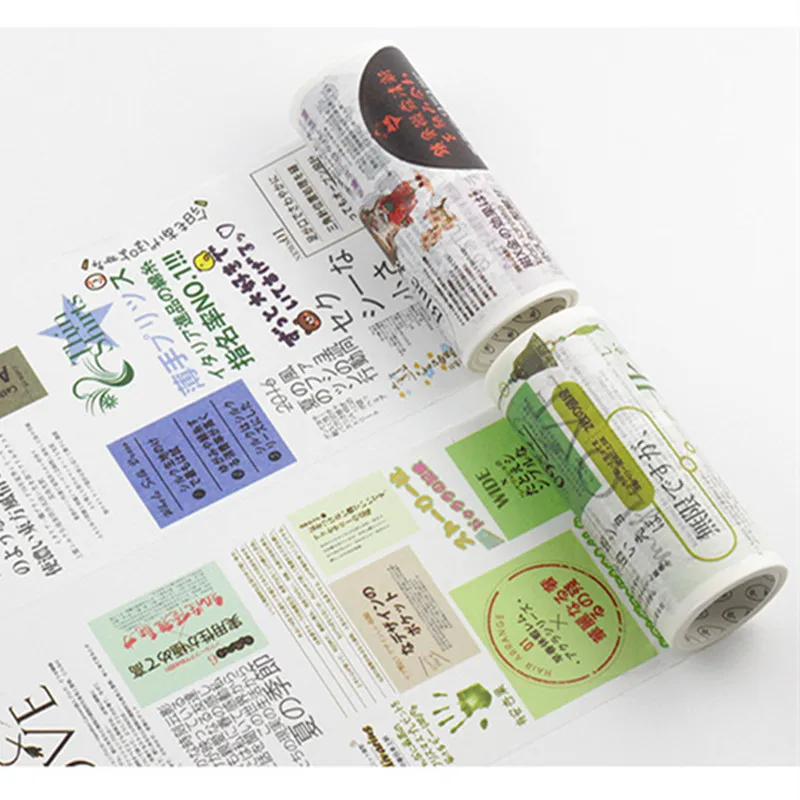 Новый японский Еженедельный дневник 10 см бумажная лента для маскировки