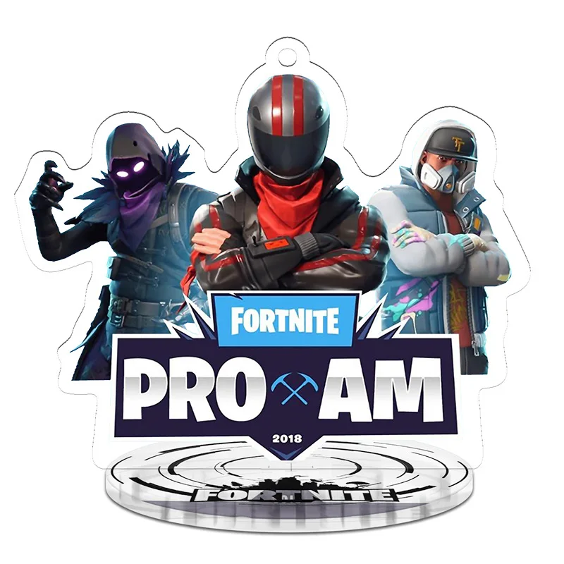15 Модные украшения для дома аксессуары игра Fornited фигурка 9 см Акриловые миниатюры украшение на ключи с цепочкой ремесла подарок для друга - Цвет: 15