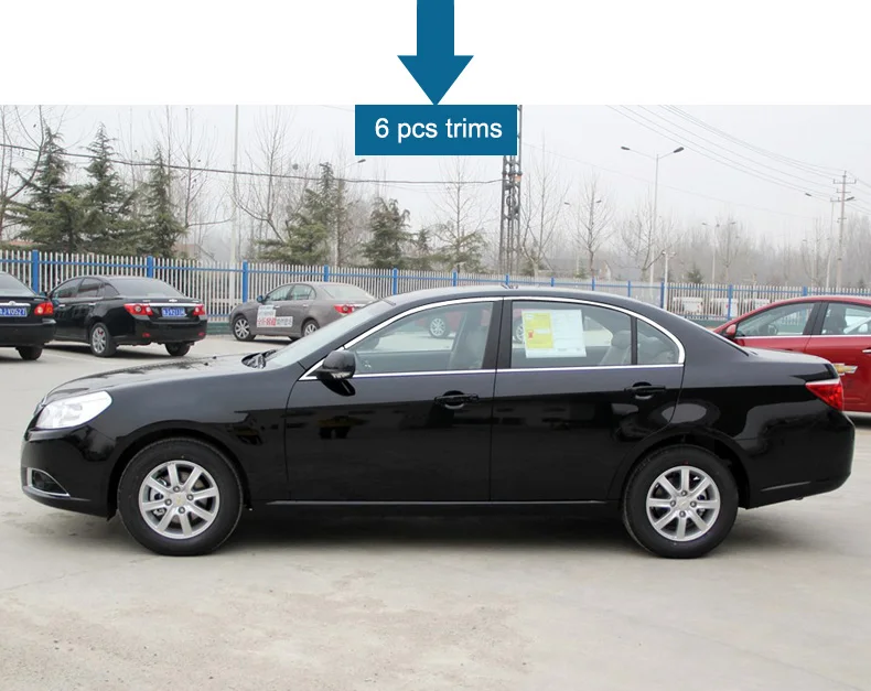 Lsrtw2017 304 нержавеющая сталь окна автомобиля планки для chevrolet epica Daewoo Tosca Holden 2006 2007 2008 2009 2010 2011 2012