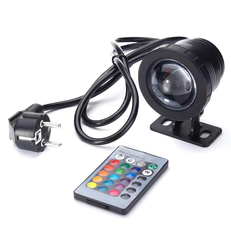 10 W RGB Светодиодный подводный источник света бассейн подсветка для пруда