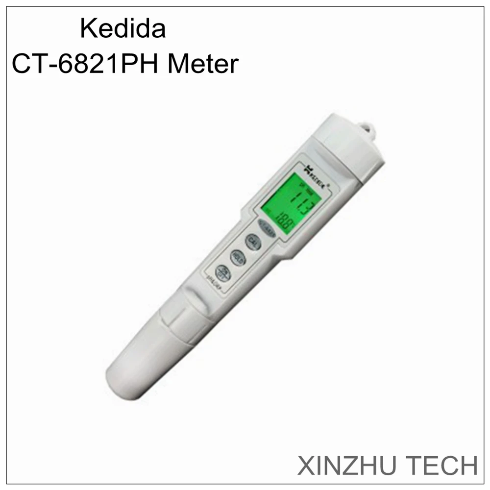 

CT-6821 Automatic Tool Digital PH Meter Waterproof PH & ORP Meter Portable Pen PH Tester Range 0-14 PH Water Analyzer Control