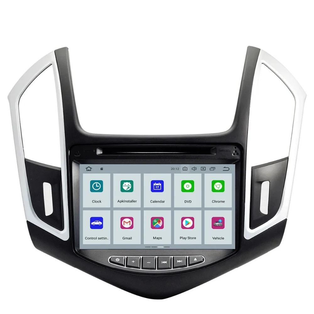 Автомобильный DVD плеер Aotsr Android 9 0 с GPS навигацией для Chevrolet CRUZE 2012 2015 мультимедийный